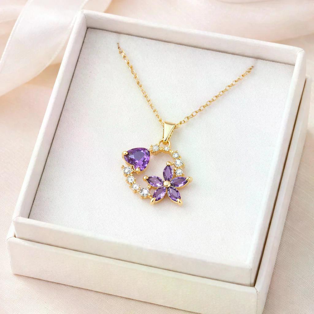 Collana Heart Blossom